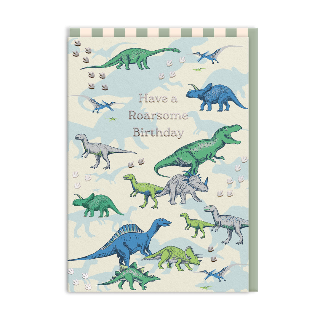 Picture of Birthday Dinosaurs Greeting Card (11509)
