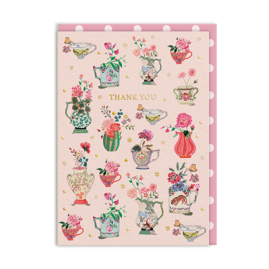 Picture of Thank you Vases Greeting Card (11523)