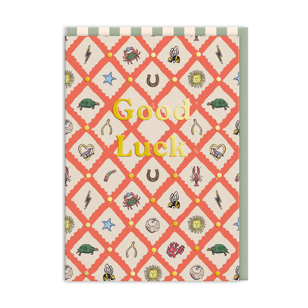 Picture of Good Luck Charms Greeting Card (11529)