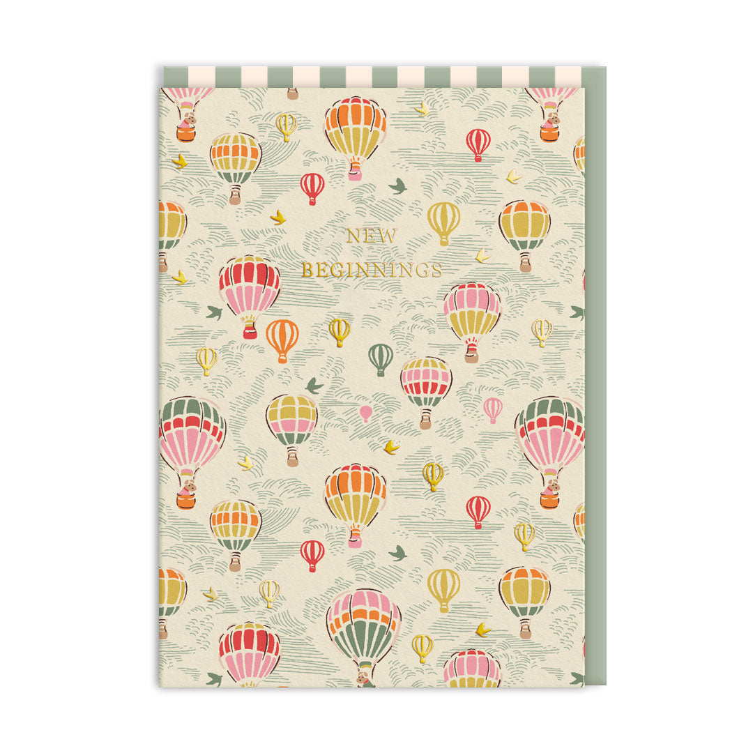 Picture of New Beginnings Hot Air Balloons Card (11532)