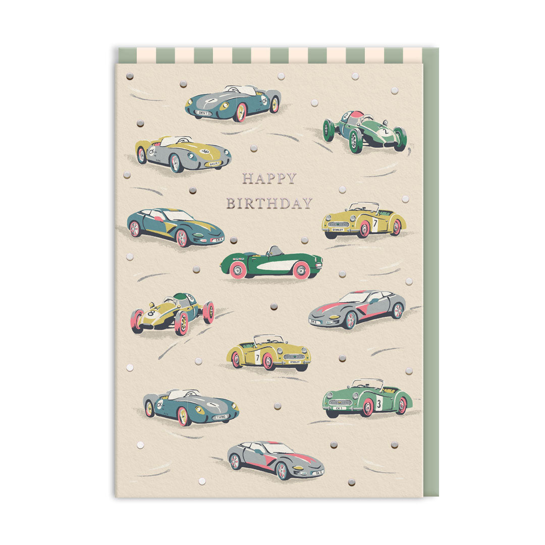 Picture of Race Cars Greeting Card (12011)