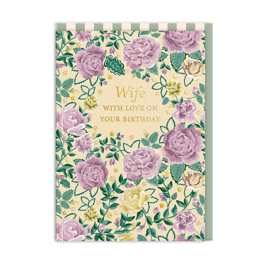 Picture of Wife With Love On Your Birthday Card (12511)