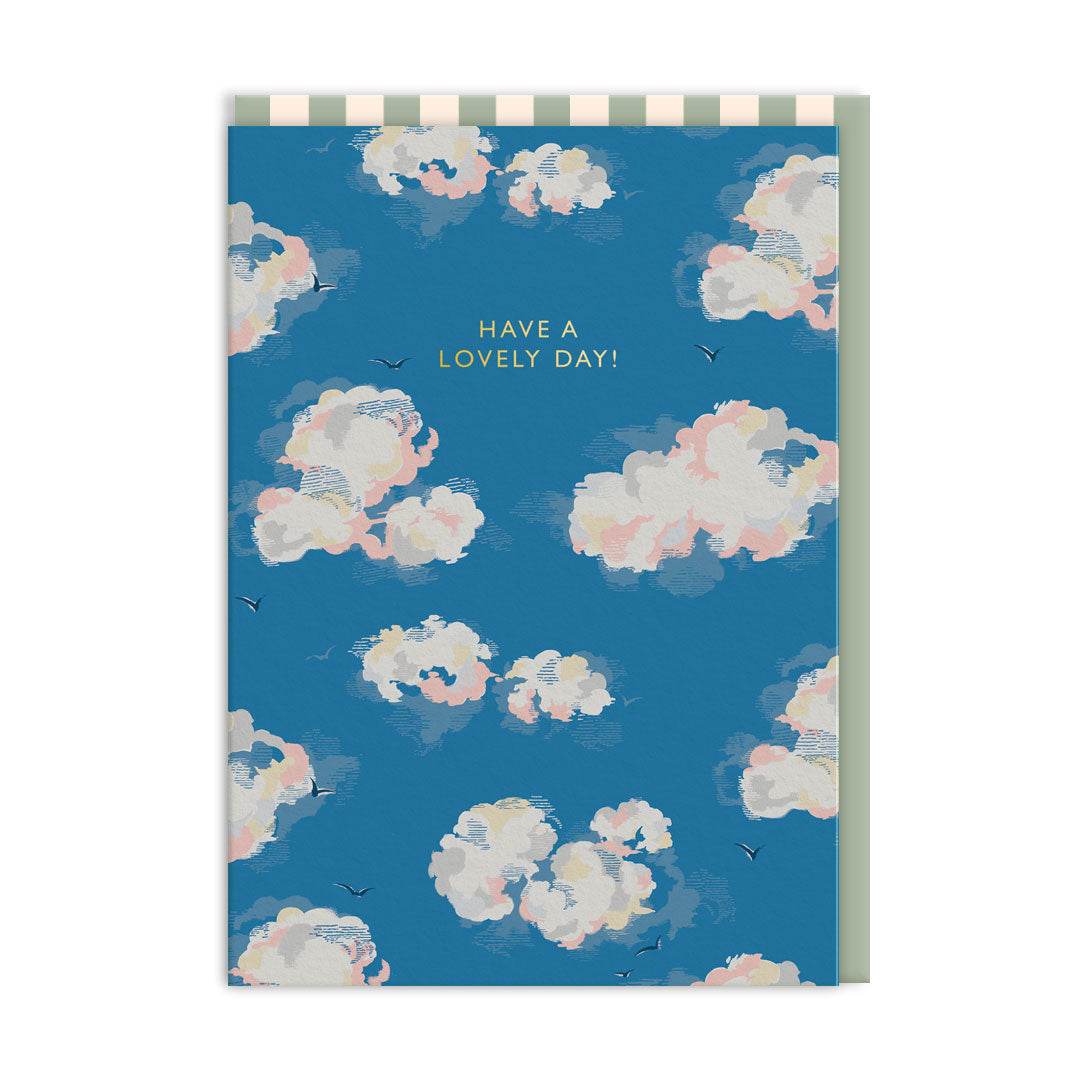 Picture of Have A Lovely Day Clouds Card (5618)