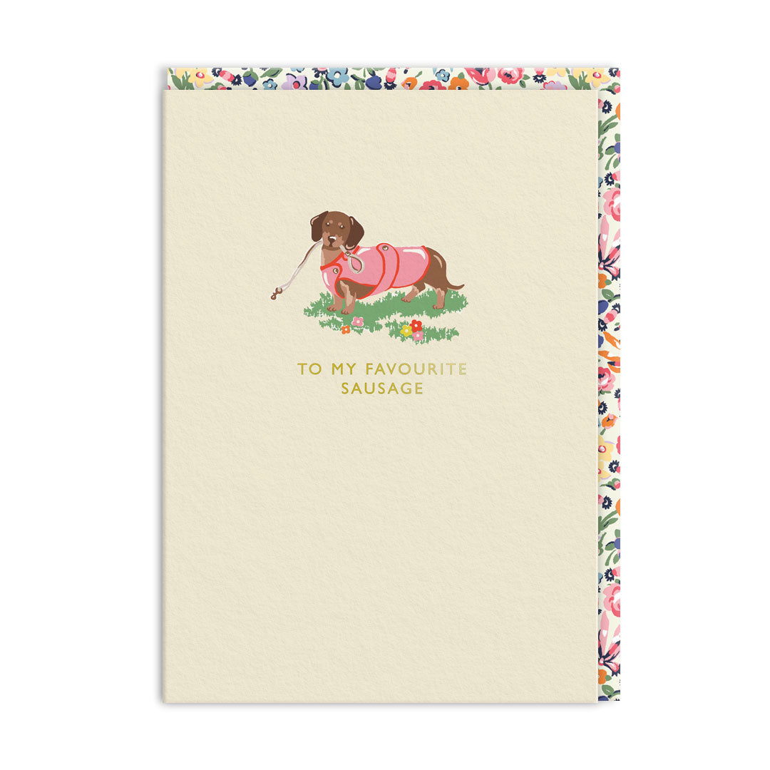 Picture of To My Favourite Sausage Greeting Card (5620)