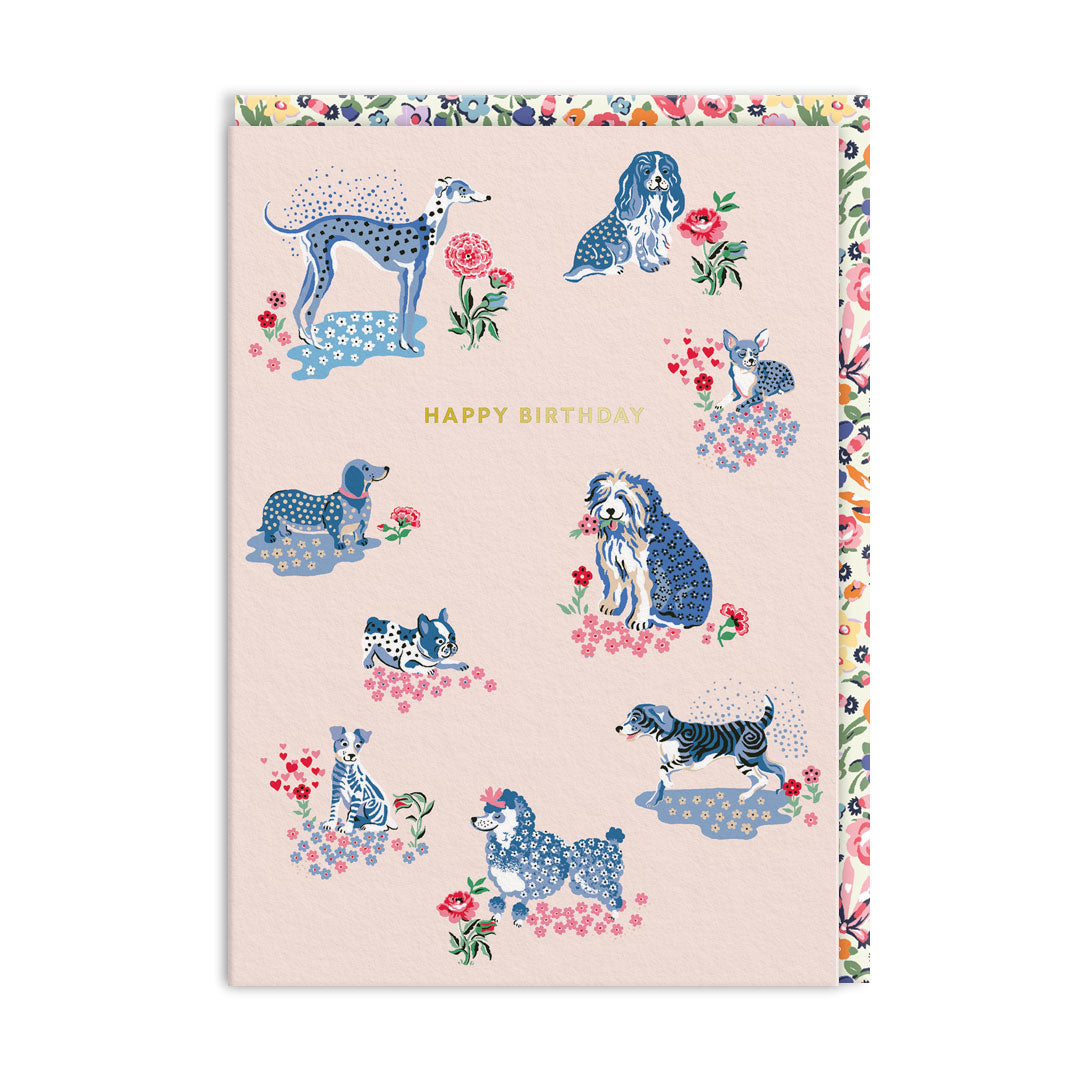 Picture of Happy Birthday - Puppy Fields Card (6442)