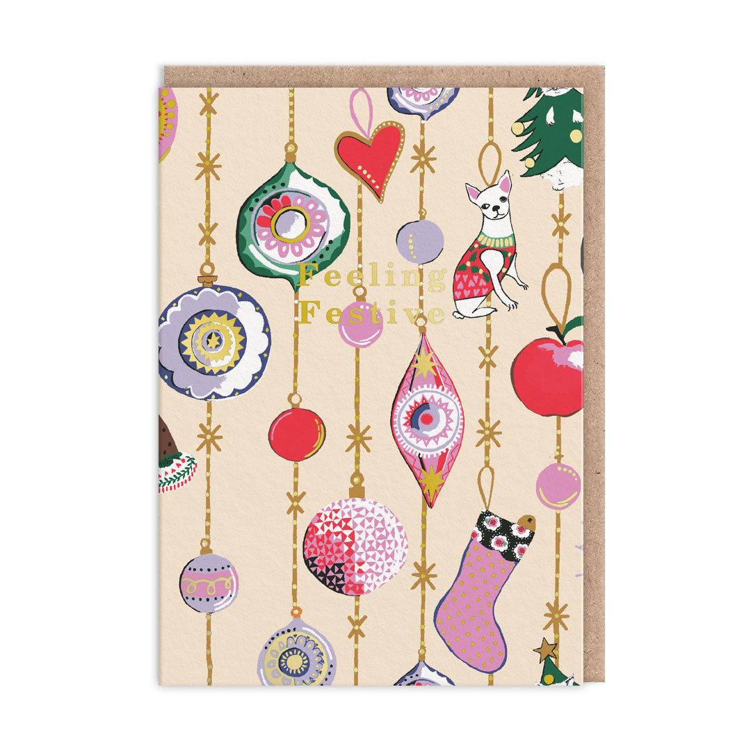Picture of Feeling Festive Greeting Card (9700)