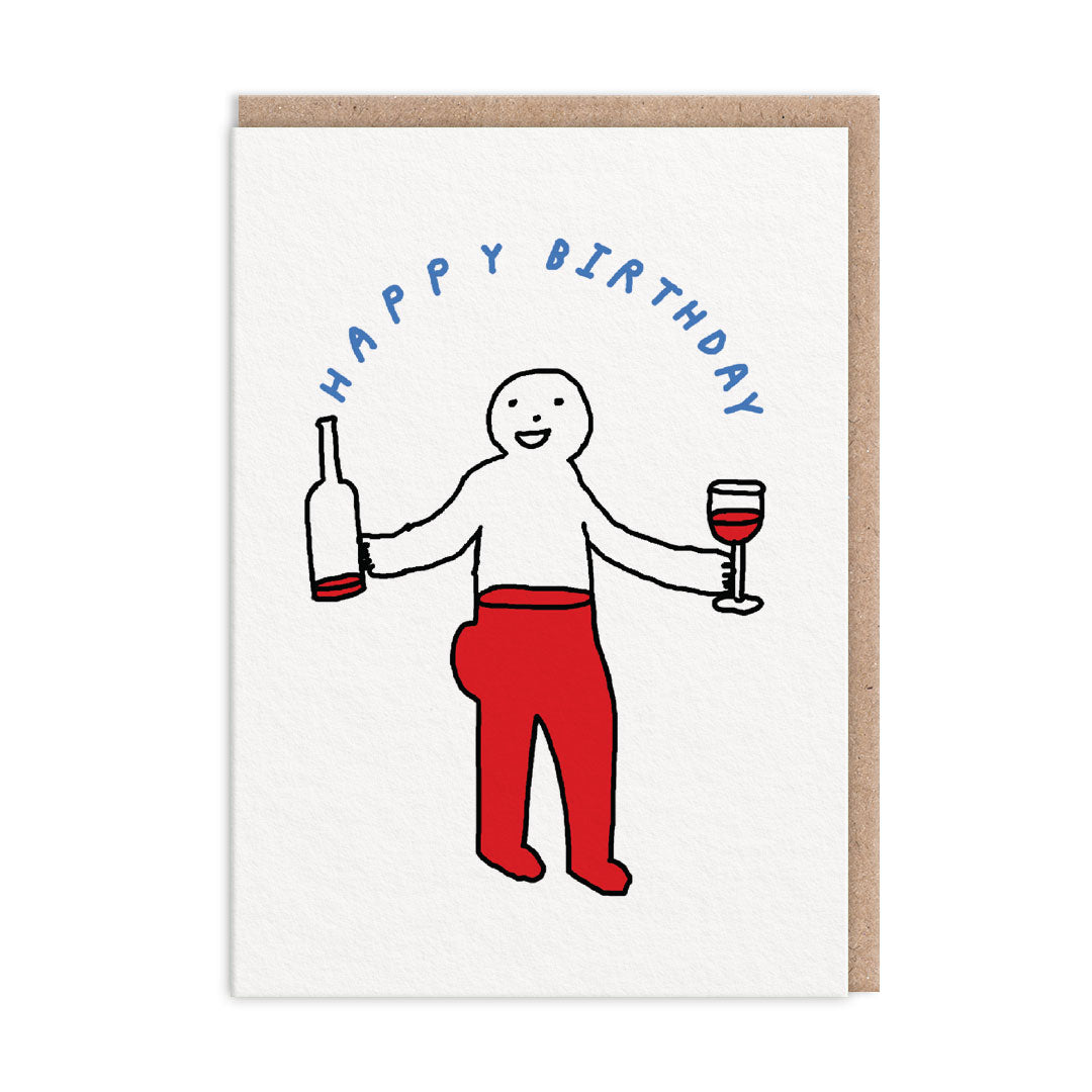 Picture of Wine Body Greeting Card (11495)