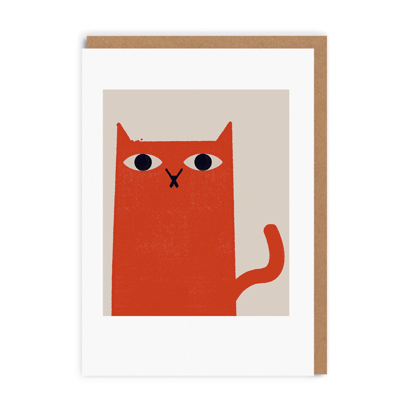 Picture of Ginger Cat Greeting Card (7435)