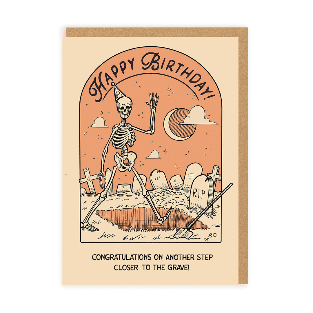 Picture of Closer to the Grave Greeting Card (7354)