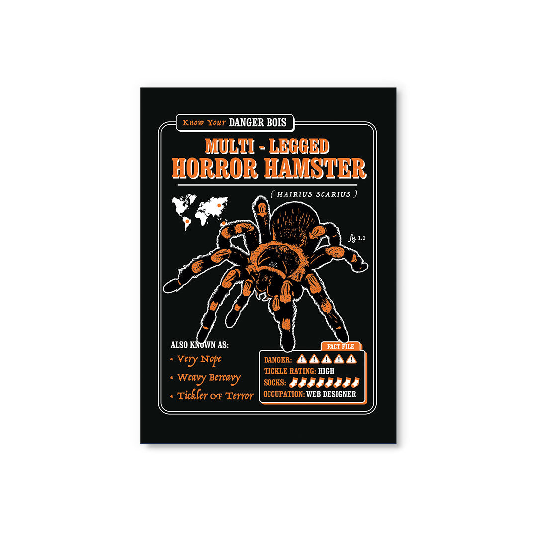 Picture of Multi-Legged Horror Hamster Postcard (12155)