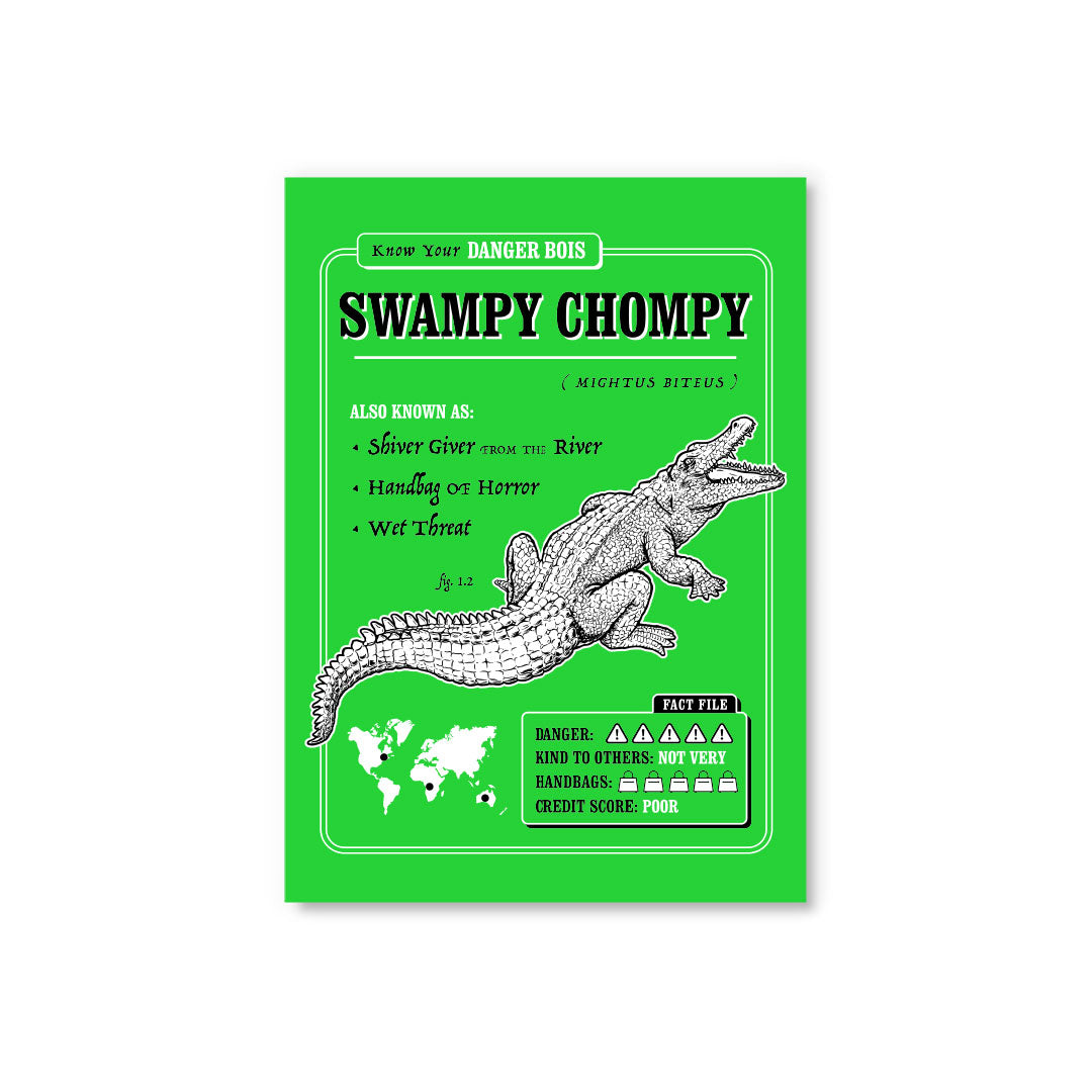 Picture of Swampy Chompy Postcard (12158)