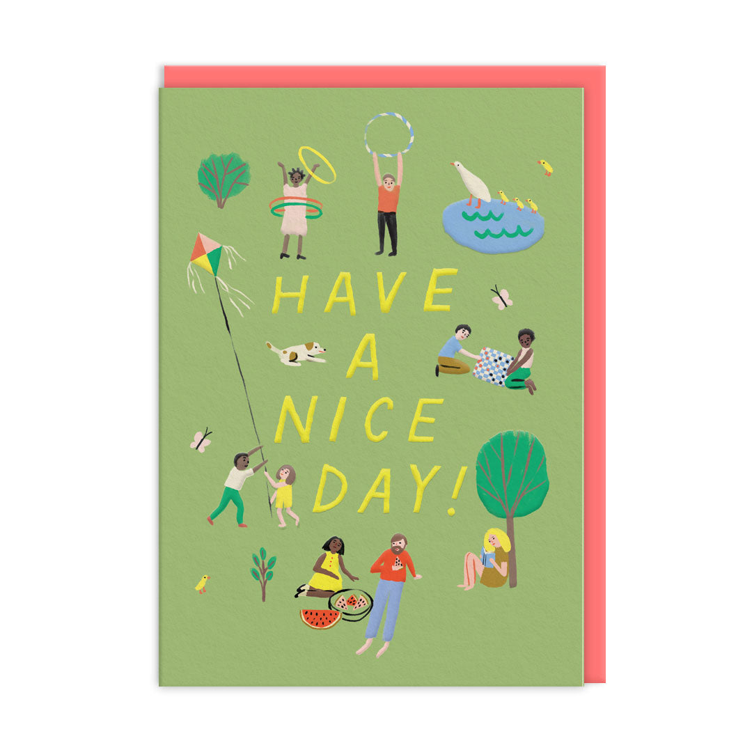 Picture of Have a Nice Day Park Greeting Card (9650)