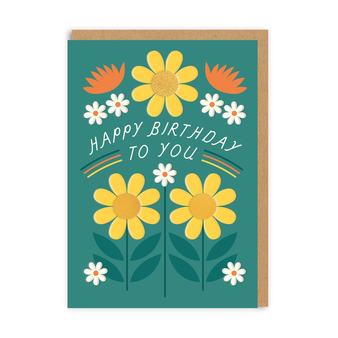 Picture of Happy Birthday To You Floral Card (5333)
