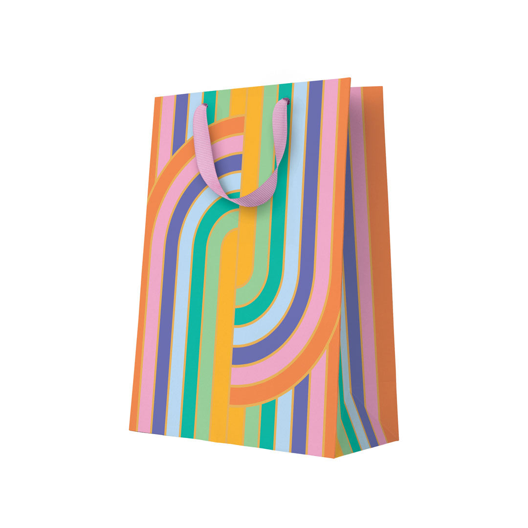 Picture of Rainbow Arcs Large Gift Bag (12080)