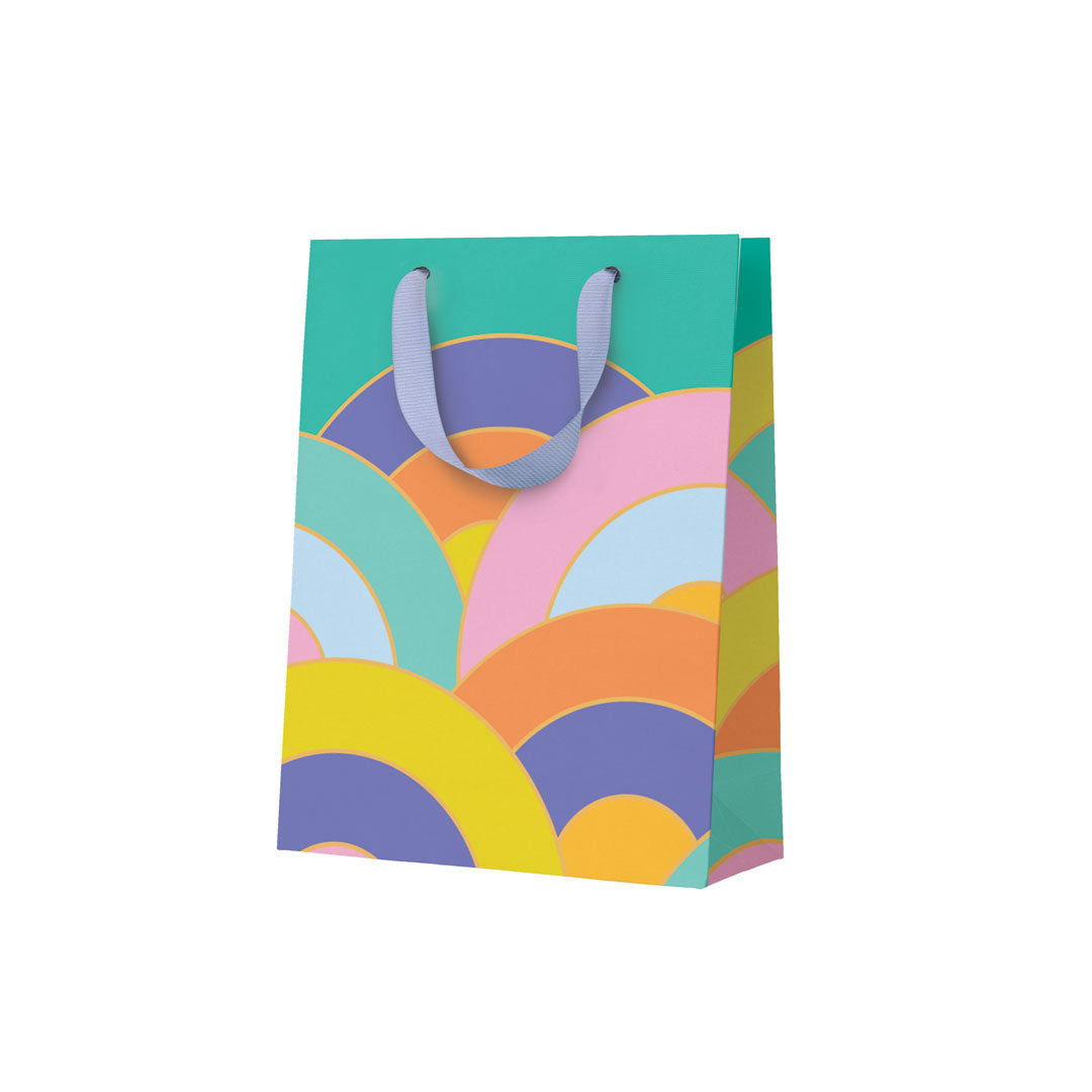 Picture of Rainbow Arcs Medium Gift Bag (12079)