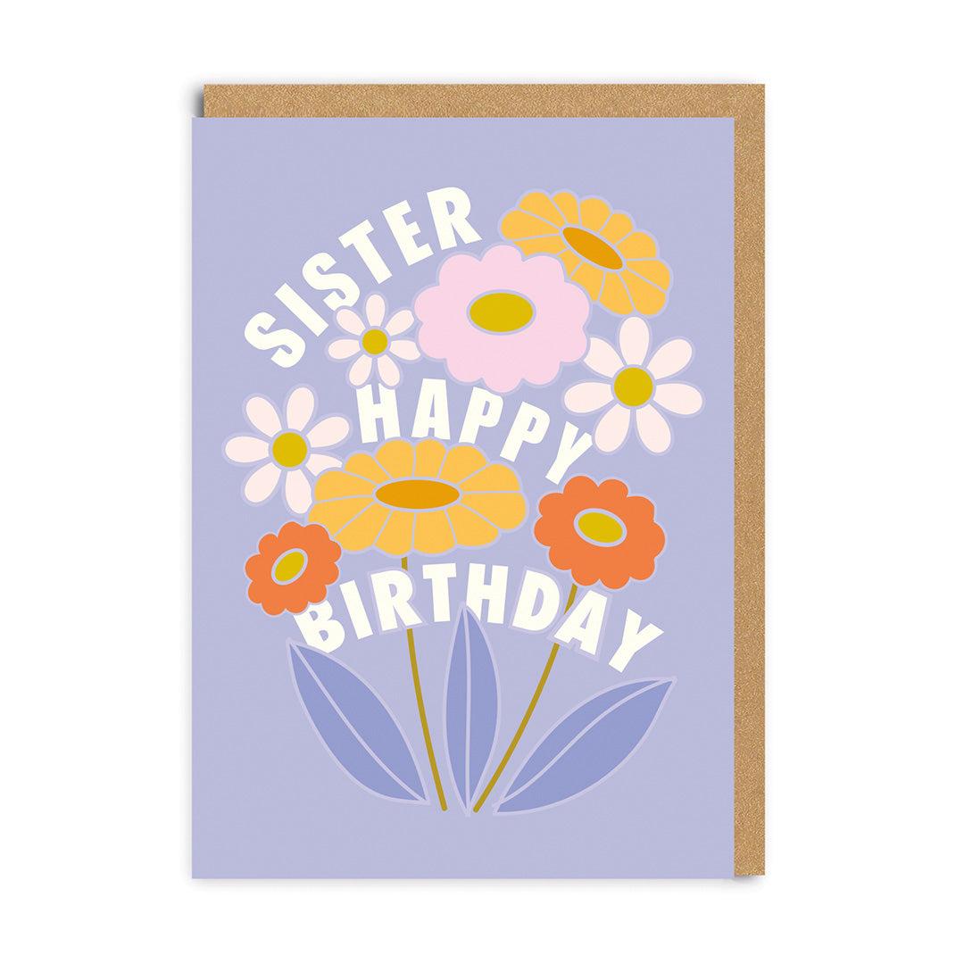 Picture of Sister - HBD Flowers Card (7179)