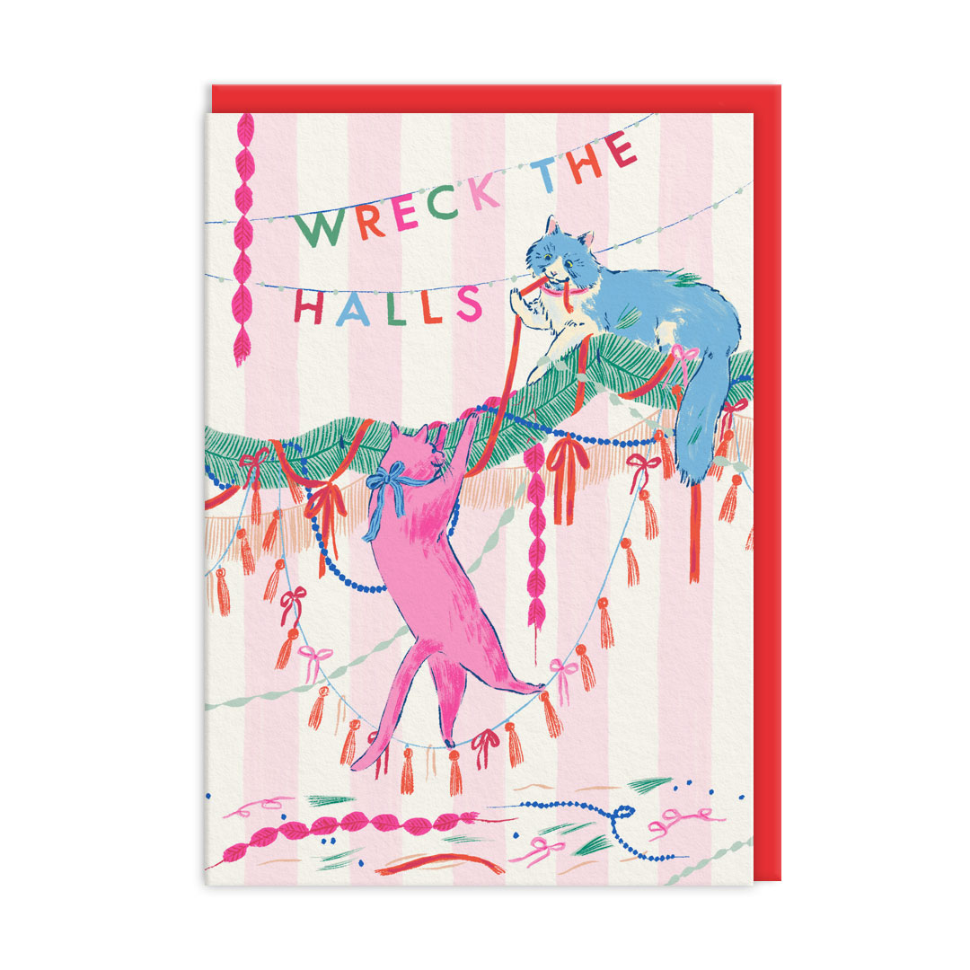 Picture of Christmas Critters - Cats Greeting Card (11568)