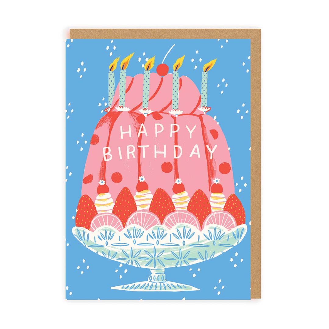 Picture of Trifle Cake Greeting Card (7305)
