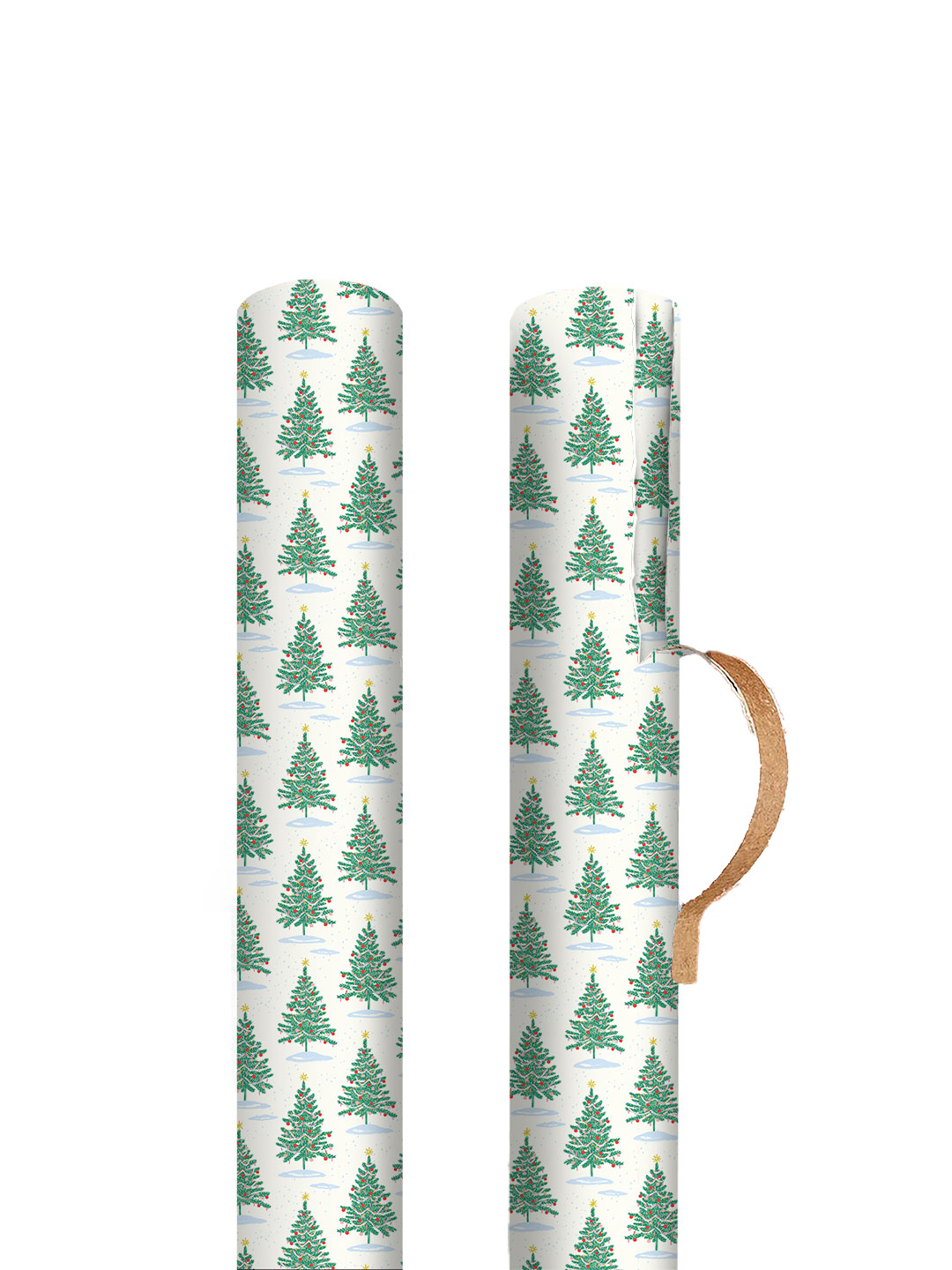 Picture of Christmas Tree Repeat Roll Wrap (12273)