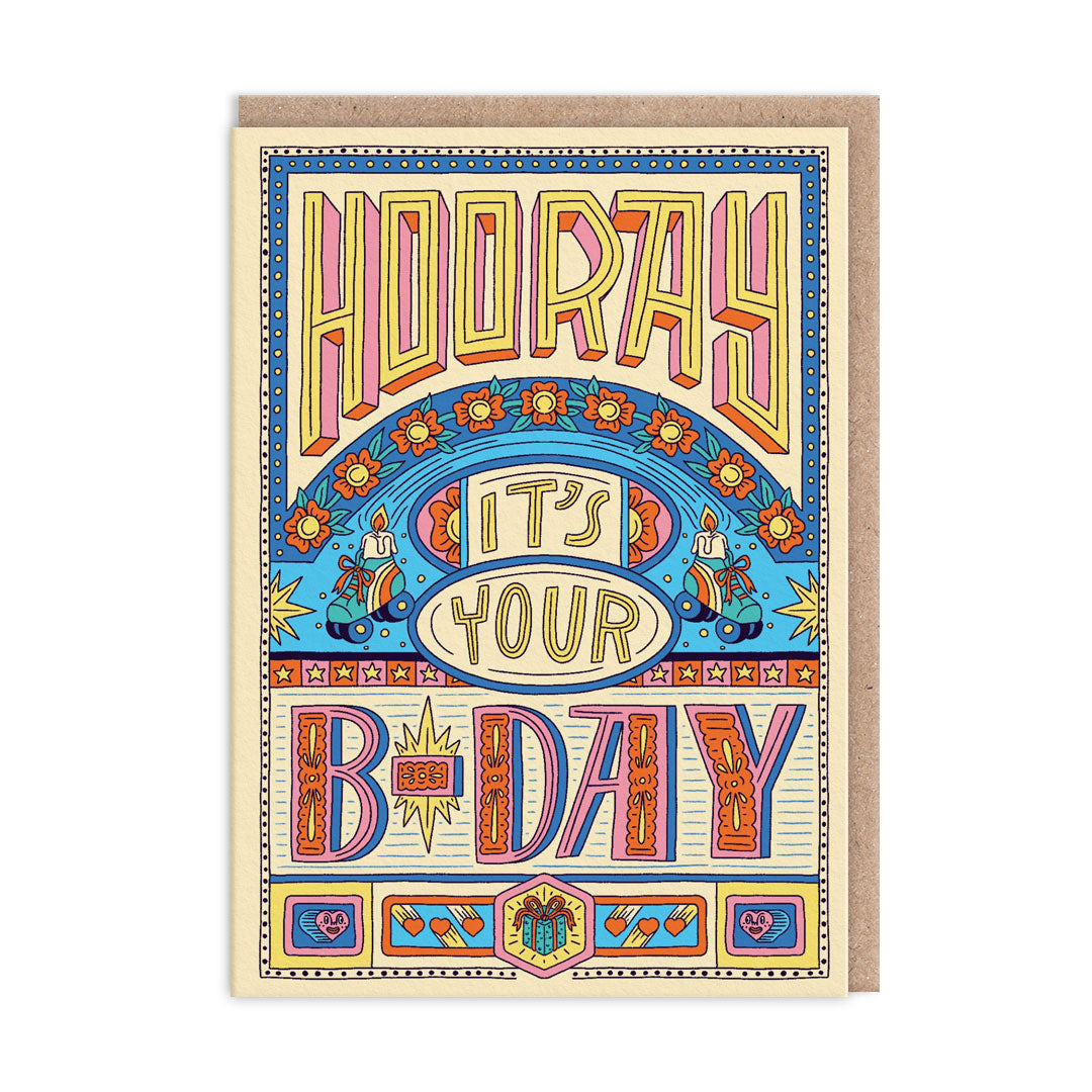 Picture of Hooray It's your Bday Greeting Card (9843)