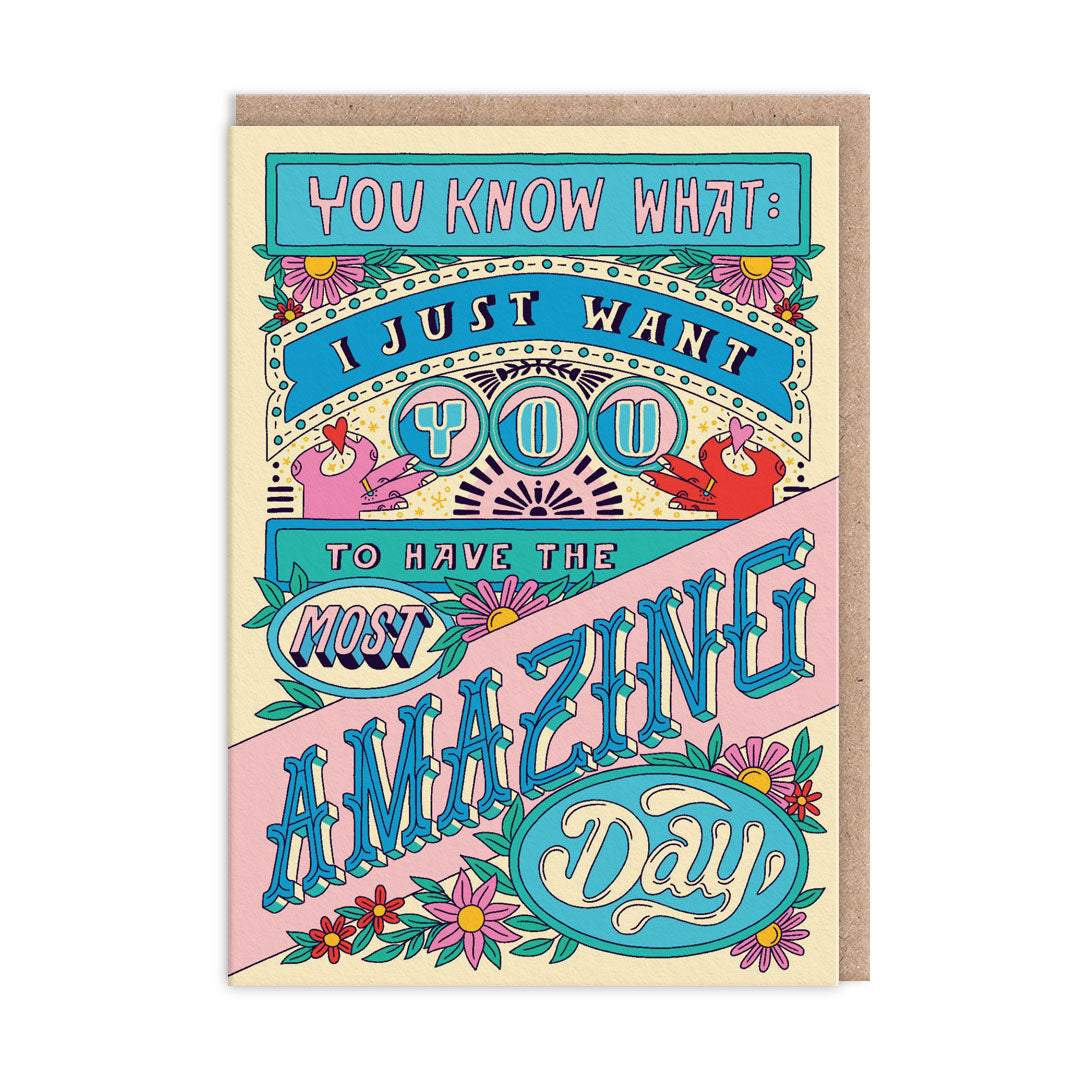 Picture of Most Amazing Day Greeting Card (9844)