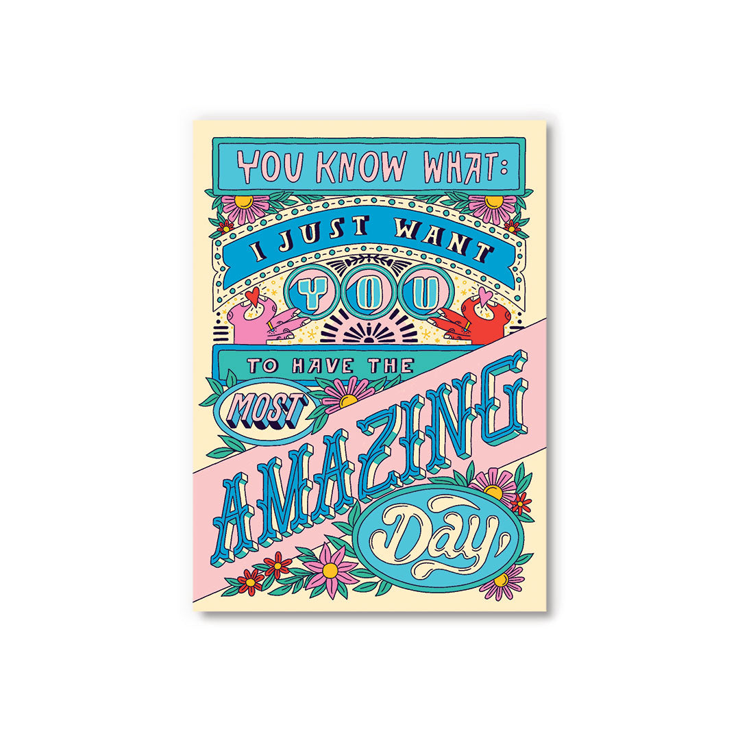 Picture of Most Amazing Day Postcard (12307)