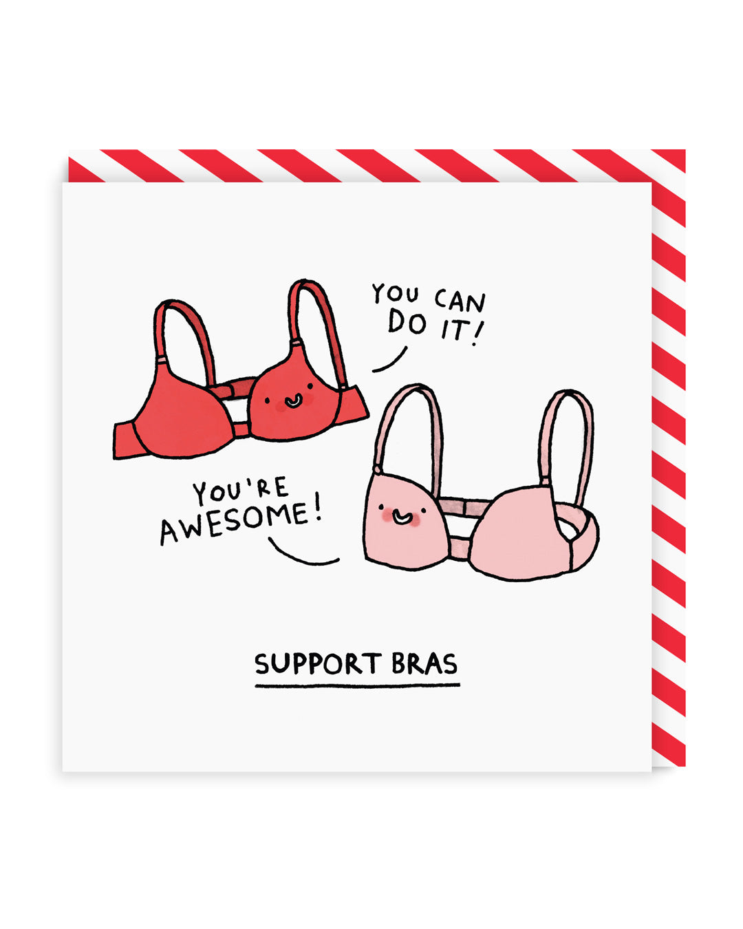 Picture of Support Bras Greeting Card (886)