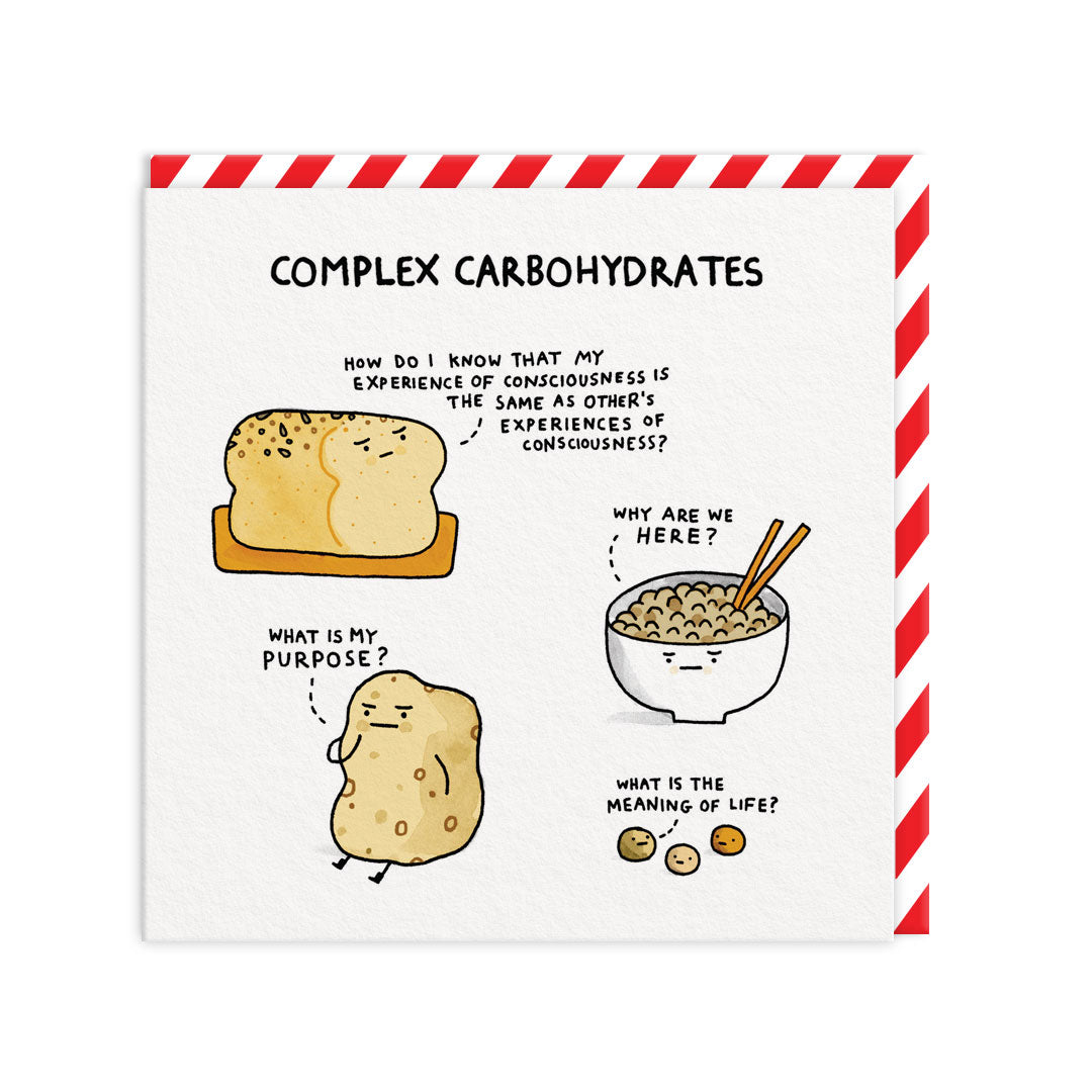 Picture of Complex Carbohydrates Greeting Card (9472)