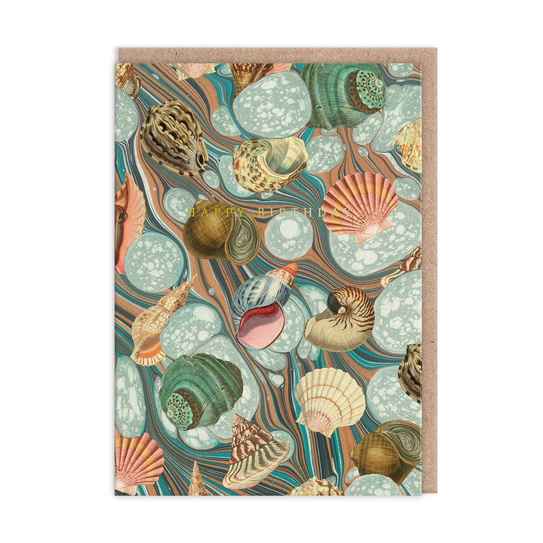 Picture of Marble Shell Collection Greeting Card (12047)