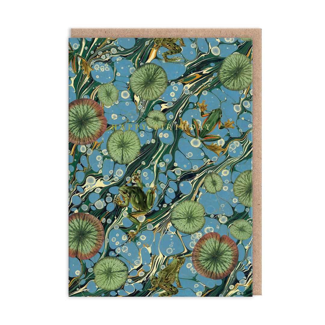 Picture of Marble Pond Life Greeting Card (12050)