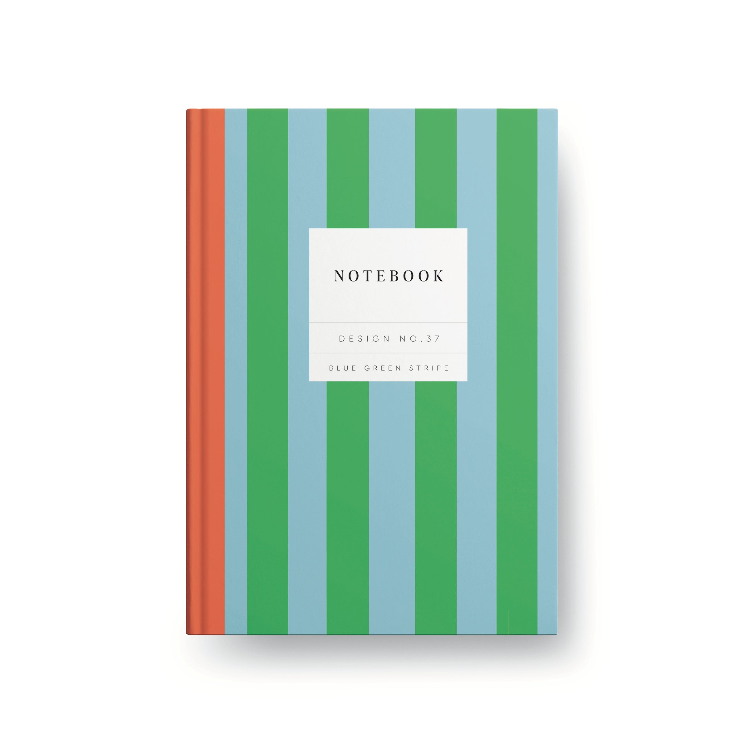 Picture of Design No.37 Blue Green Harback Notebook (11434)