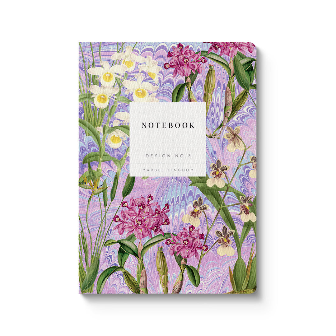 Picture of Marble Orchids Paperback Notebook (12222)
