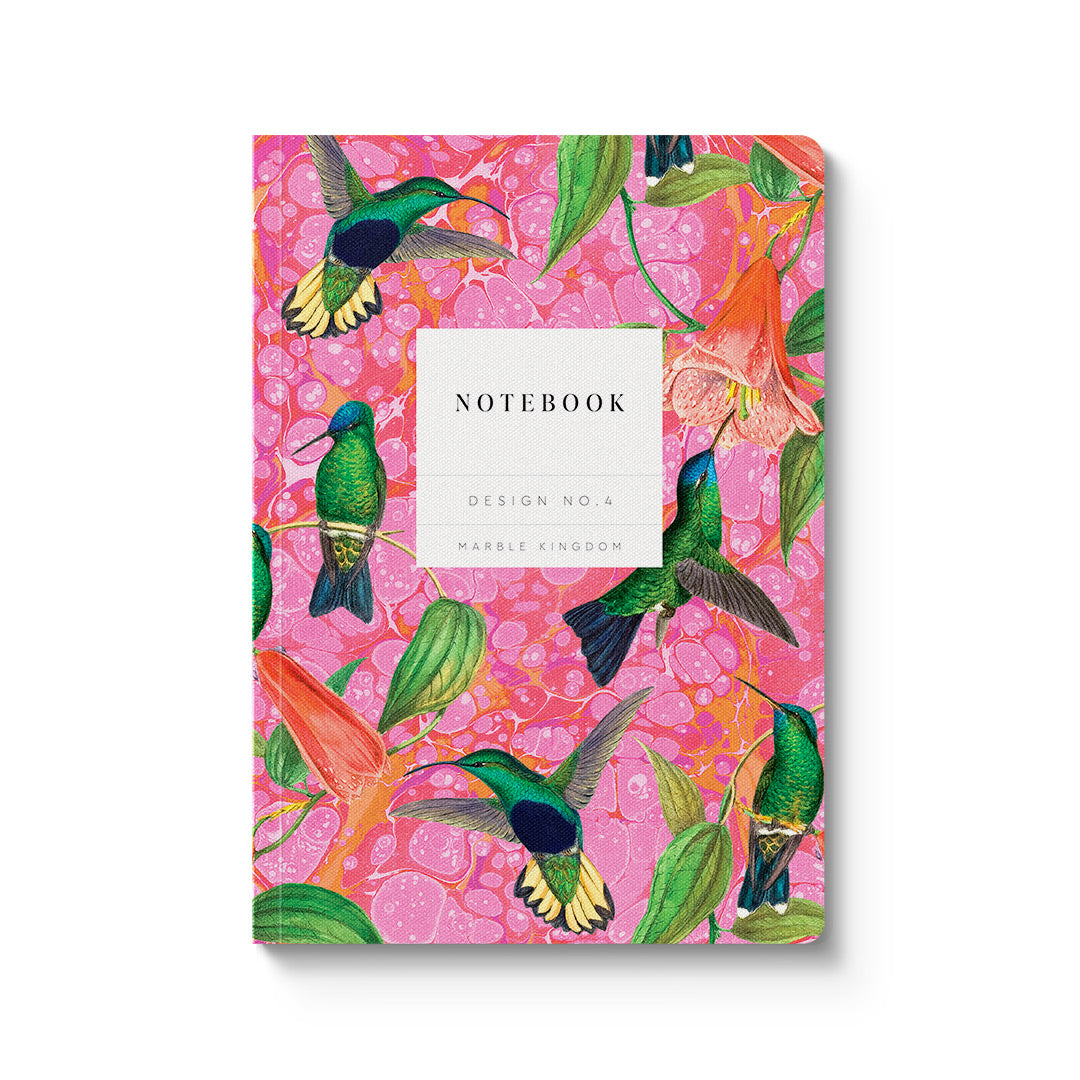 Picture of Marble Hummingbirds Paperback Notebook (12223)