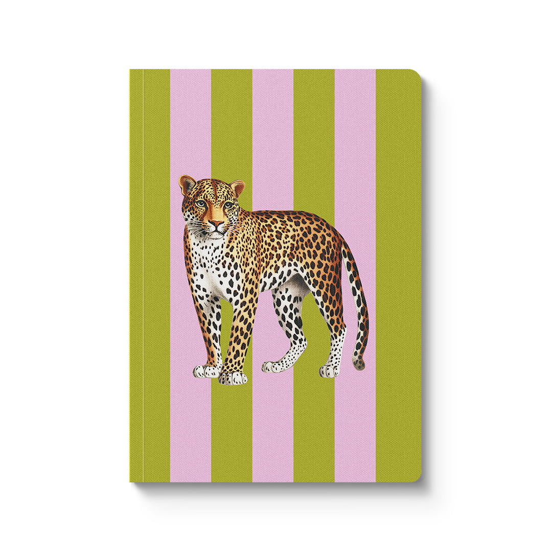 Picture of Striped Leopard Paperback Notebook (A5) (12356)