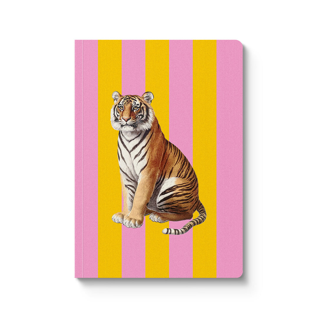 Picture of Striped Tiger Paperback Notebook (A5) (12357)