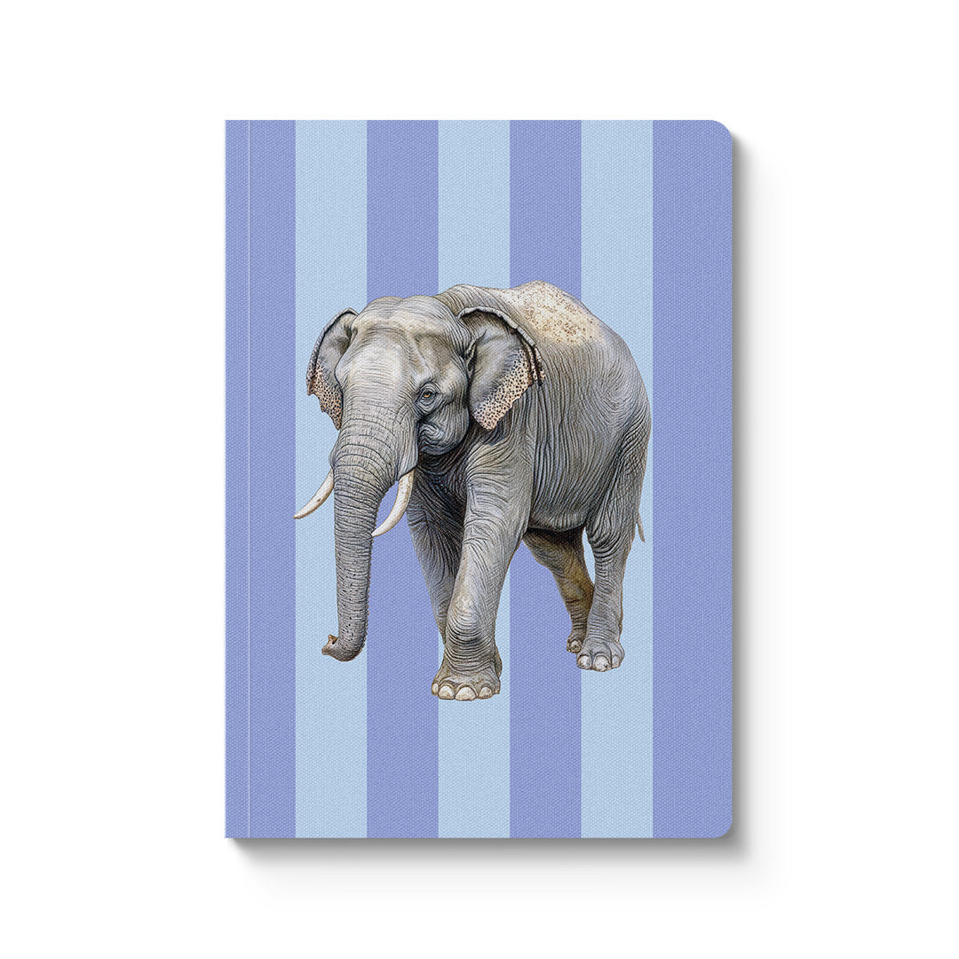 Picture of Striped Elephant Paperback Notebook (A5) (12358)