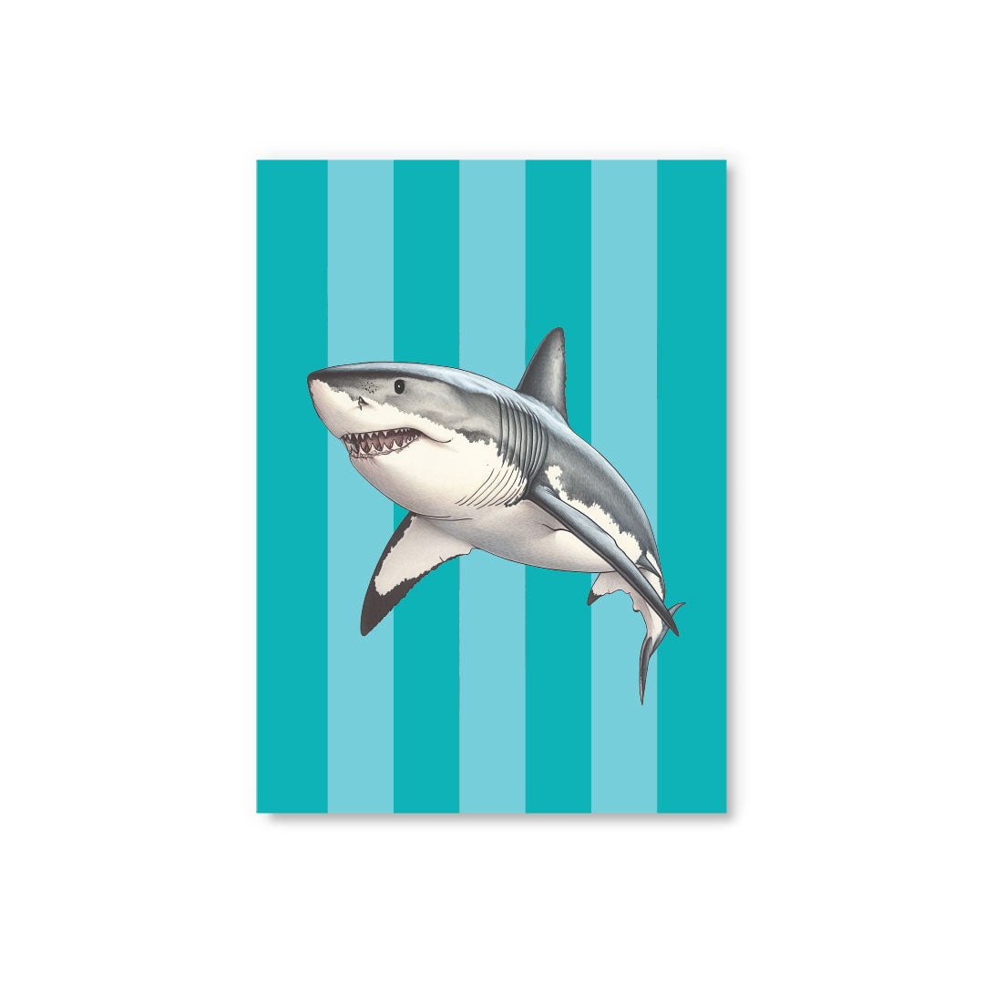 Picture of Striped Shark Postcard (12327)
