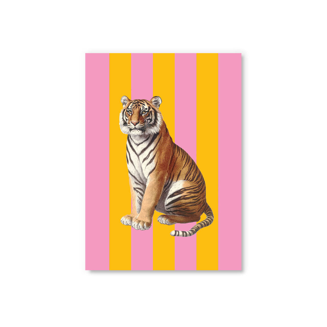 Picture of Striped Tiger Postcard (12329)