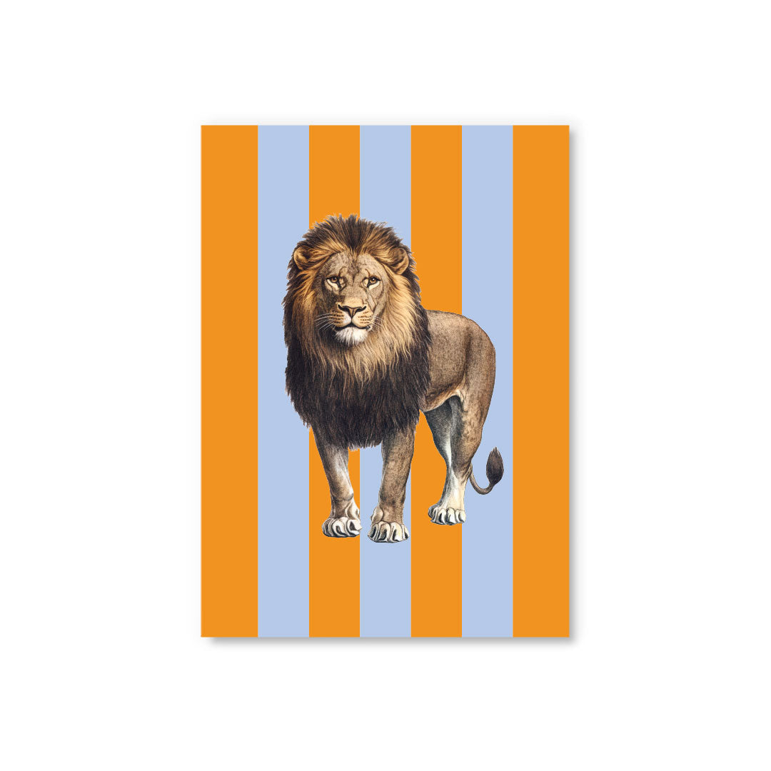 Picture of Striped Lion Postcard (12333)