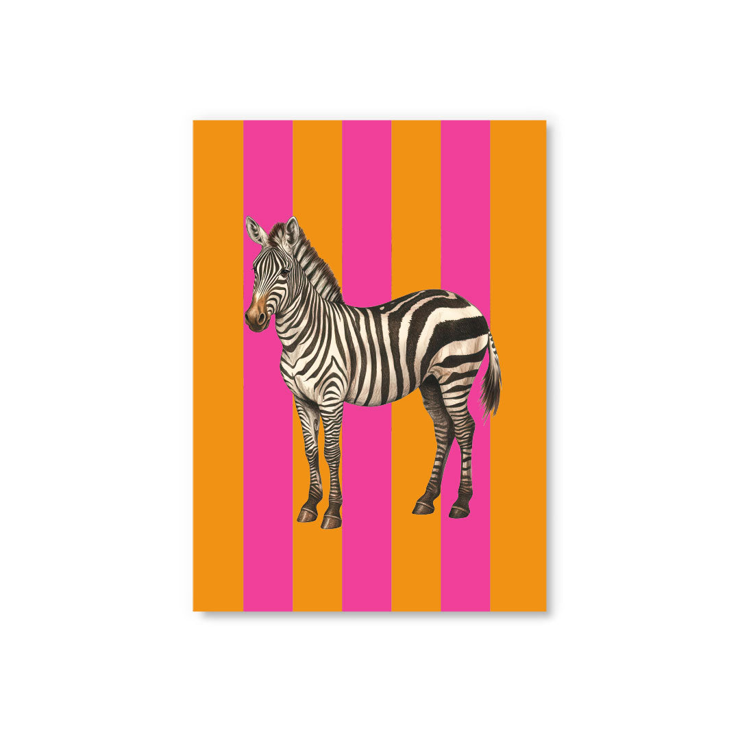 Picture of Striped Zebra Postcard (12335)