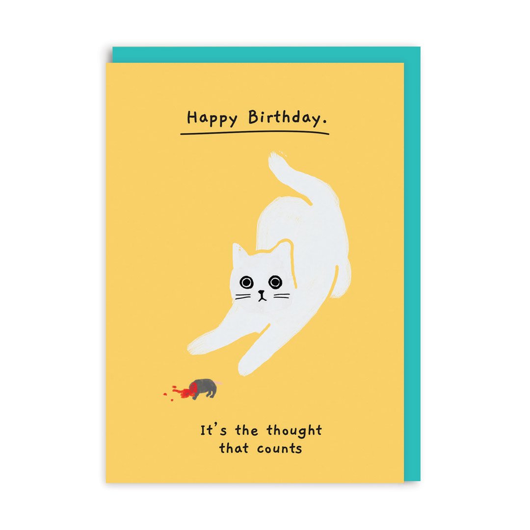 Picture of Birthday, it's the thought that counts Card (5167)