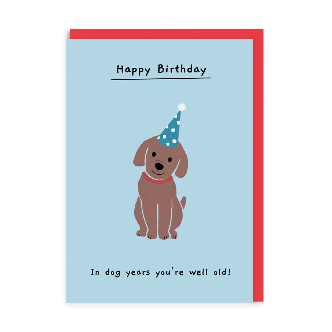Picture of Dog Years Greeting Card (7356)