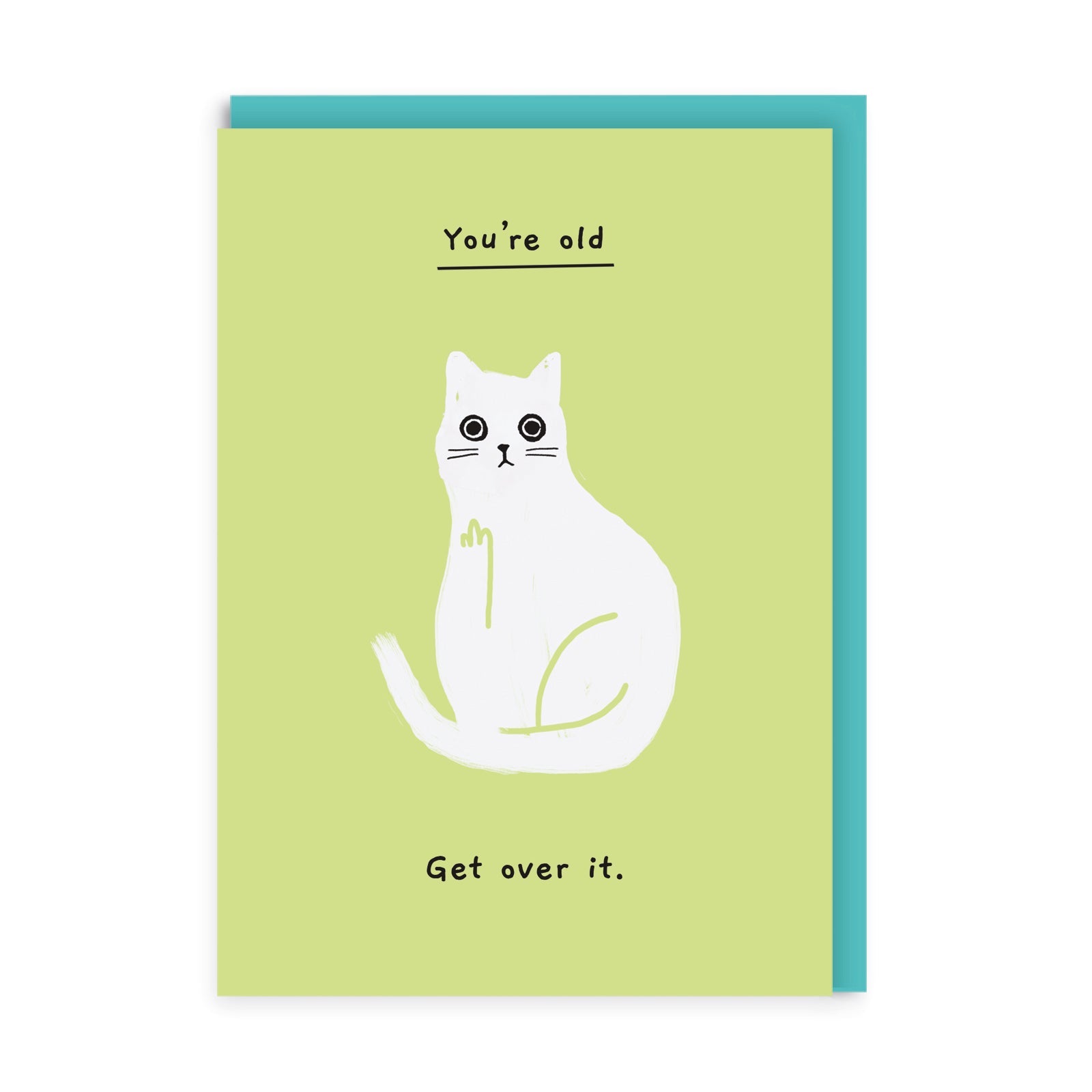 Picture of You're Old Get Over It Greeting Card (8816)