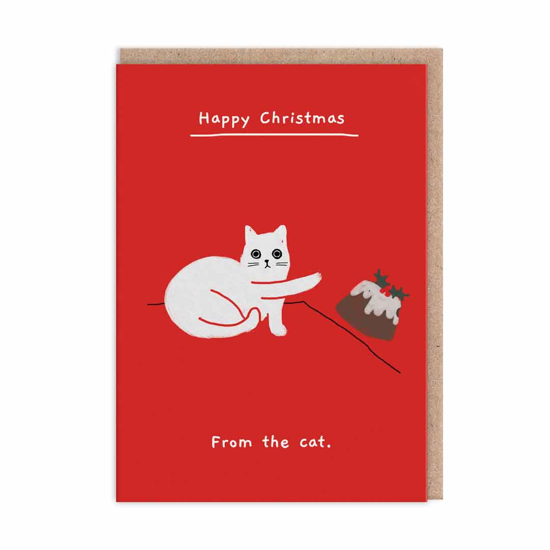 Picture of Happy Christmas From The Cat Pudding (9677)