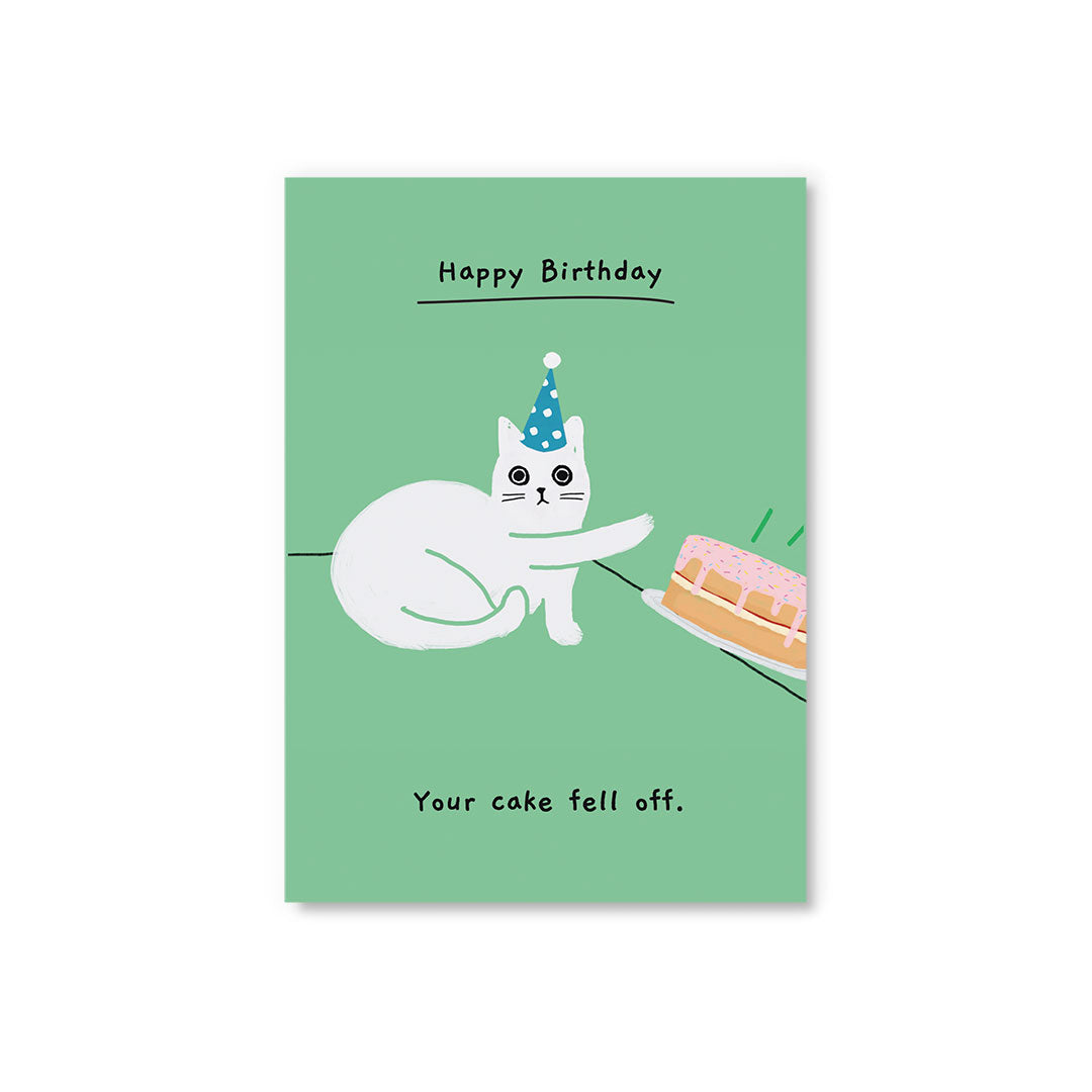 Picture of Your Cake Fell Off Postcard (12299)