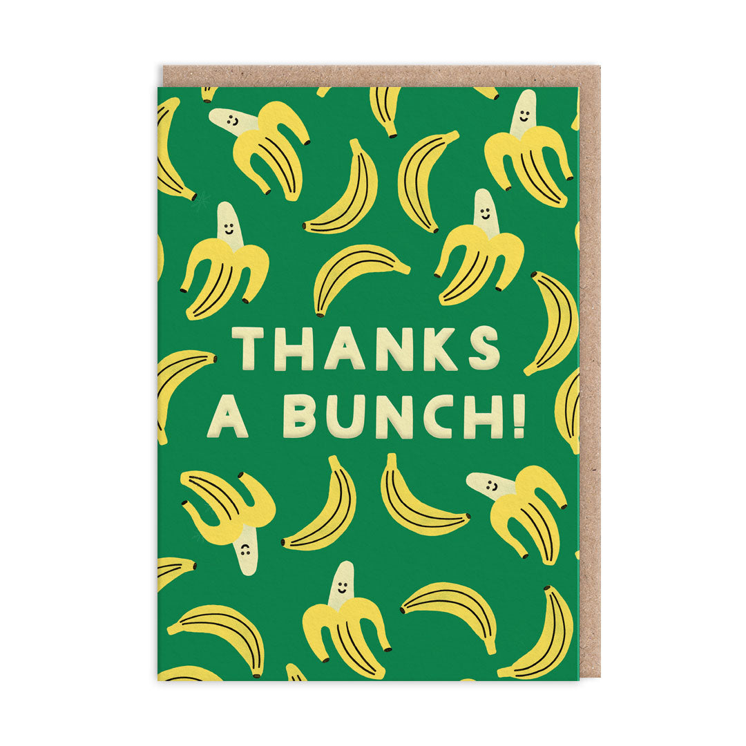 Picture of Thanks A Bunch Banana Greeting Card (12352)