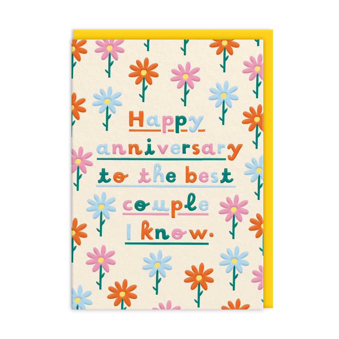 Picture of Best Couple Anniversary Card (12353)