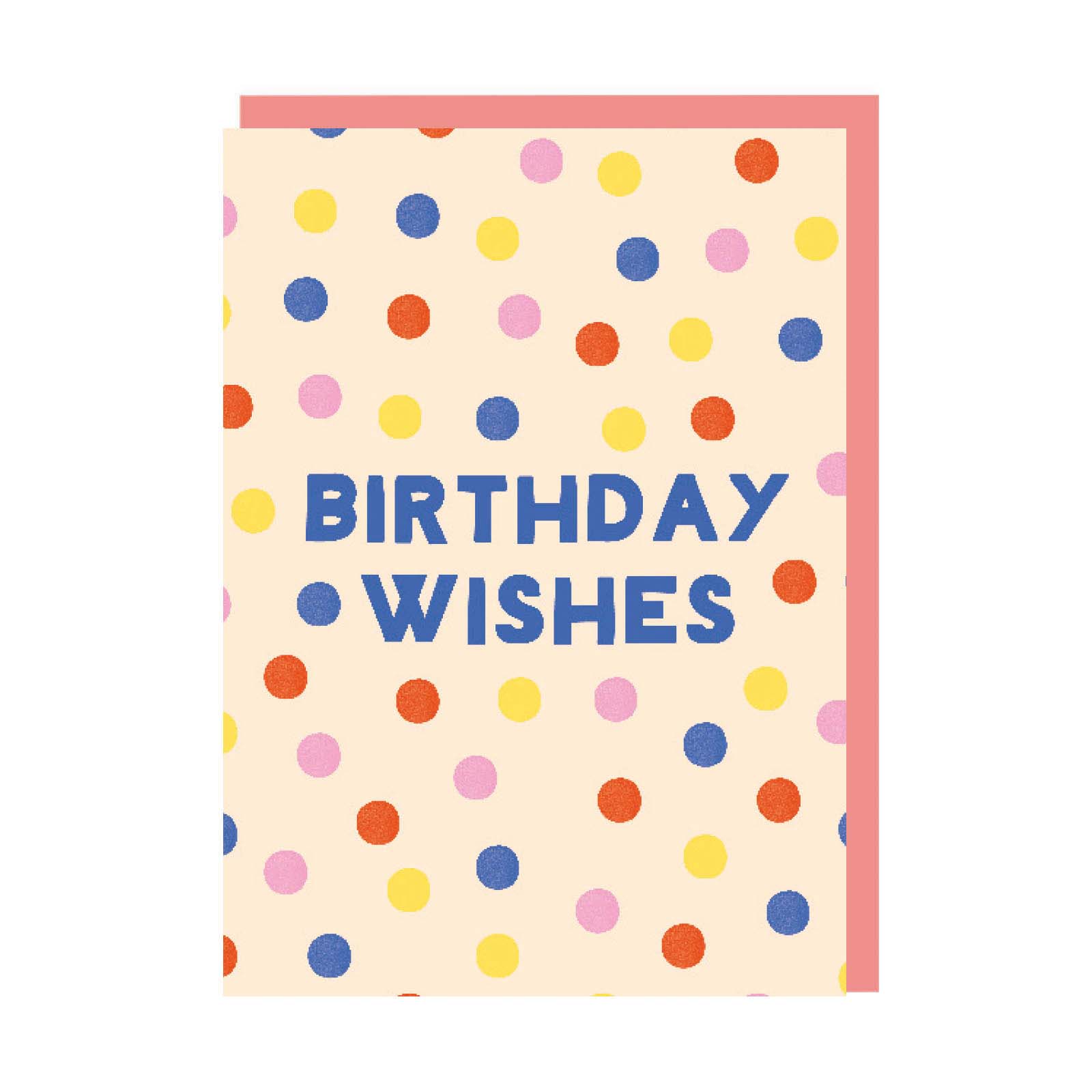 Picture of Birthday Wishes Polka Greeting Card (9229)