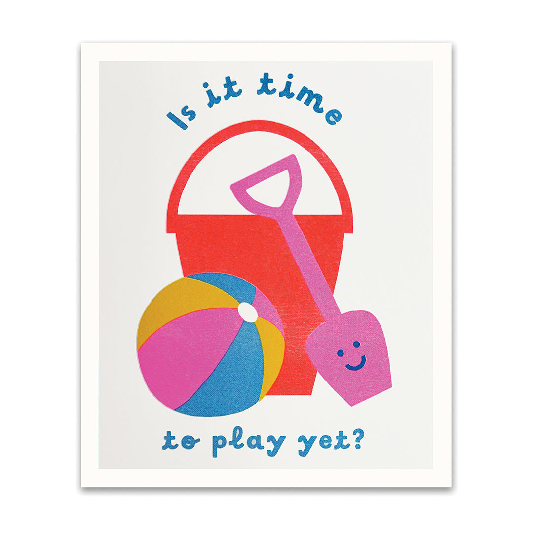 Picture of Bucket and Spade Riso Print (6x8) (12625)