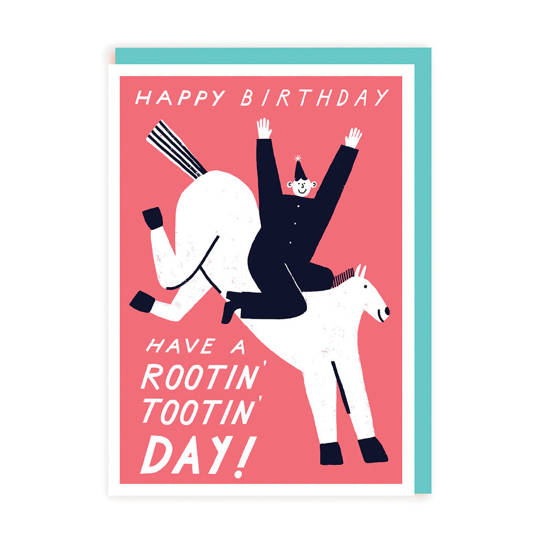 Picture of Rootin' Tootin' Horse BD Card (7295)